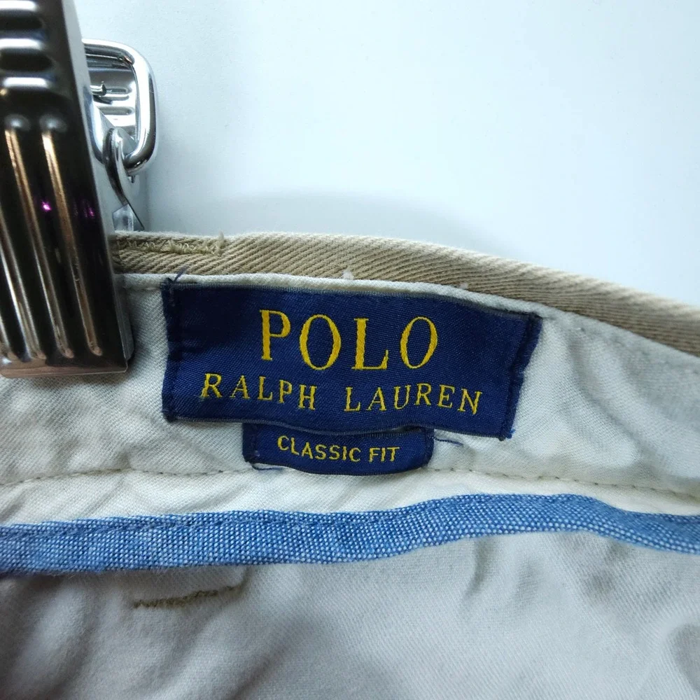 Polo Ralph Lauren Chino Pants Mens 44x30 Tan Classic Fit Cotton Streetwear